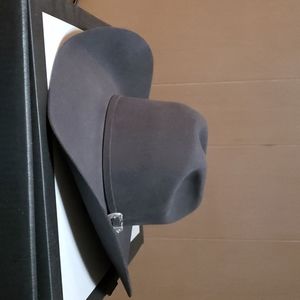 Bailey 7 1/8 gray western hat